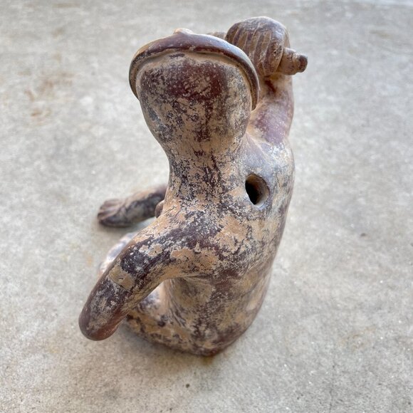 Pre-Columbian Style Seated Figurine - Picture 7 of 14